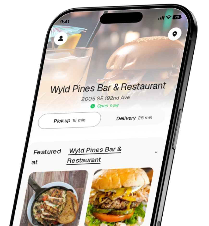 Wyld Pines Bar & Restaurant app preview
